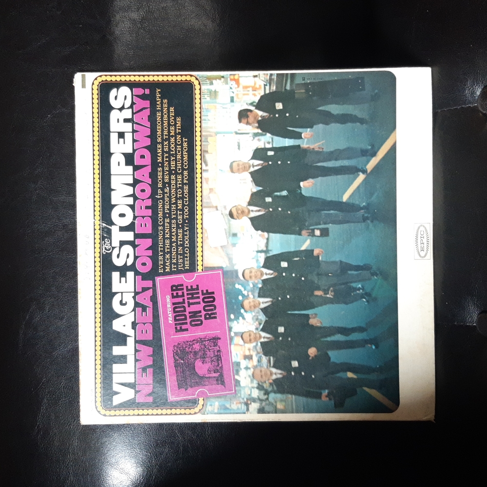 The Village Stompers New Beat On Broadway LP Vinyl Record